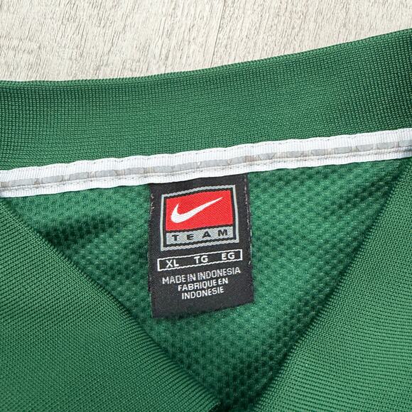Vintage Nike Michigan State Spartans Rugby Polo Shirt Men's XL Green MSU NCAA - Picture 6 of 10
